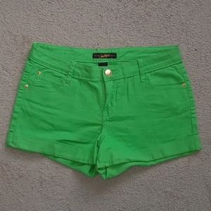 EUC Green Southpole Jean Shorts Size 9